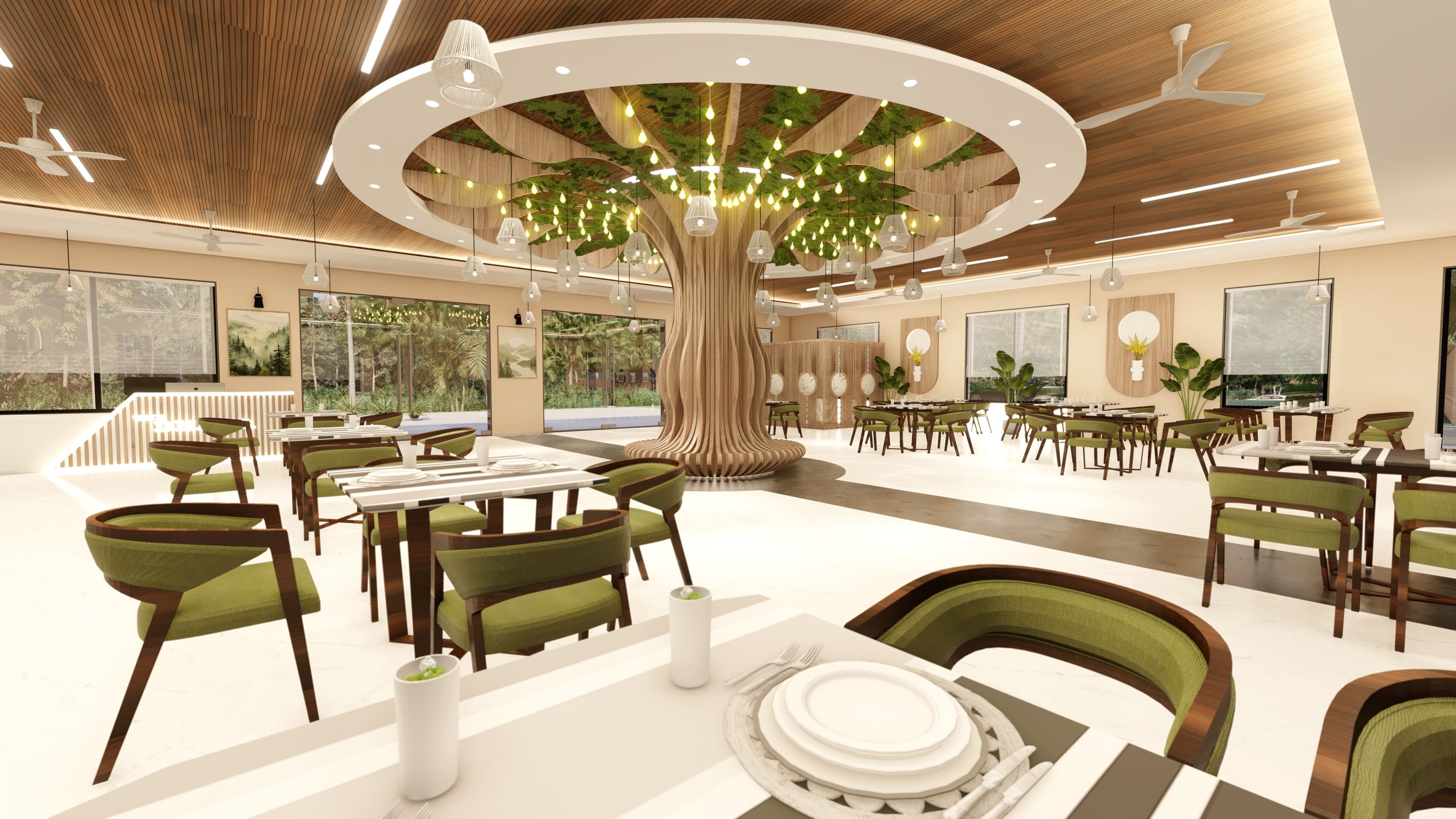 Mahananda Restaurant — Interior